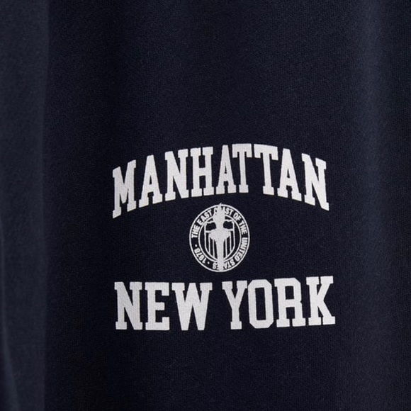 Zara Text Print Jogger Sweatpants- Size Small-New with Tags - Picture 3 of 5